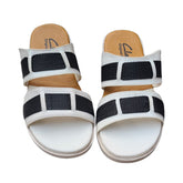 Liko Flexstep Black Strap Chappal